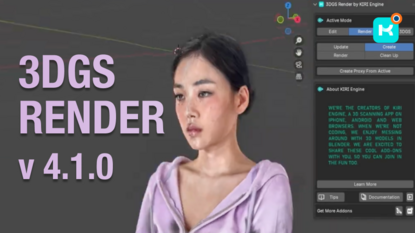 3DGS Render by KIRI Engine v4.1.0