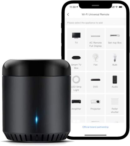 Broadlink RM Mini 3, Smart Home Hub, Intelligente WLAN-IR-Universal-Fernbedienung