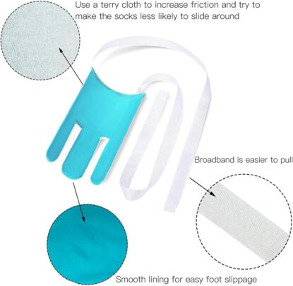 Anziehhilfe für Socken