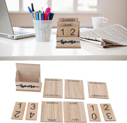 Ewiger Kalender, Flip-Holz-Kalenderblöck