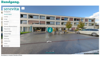 Senevita Hubpünt (360°-Rundgang)