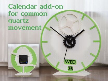 Calendar Add-on for Common Quartz Movement