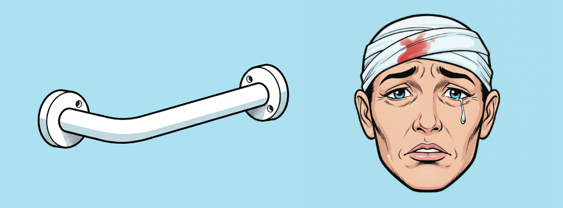 Kopfverletzung-Haltegriff