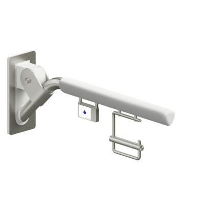 Klappgriff mit Funkauslöser und Papierrollenhalter