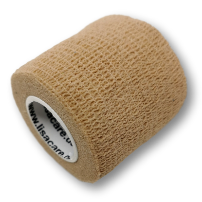 LisaCare Bandage Latexfrei - 5cm x 4,5m - Beige
