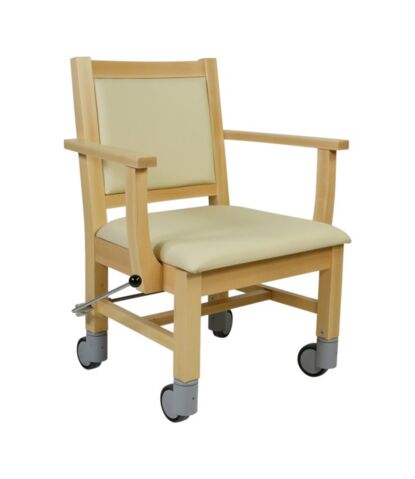 Stuhl mit Rollen für Schwergewichtige Max XXL Plus mit Zentralbremse