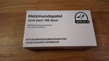 Holzmundspatel, nicht steril, 100 Stück
