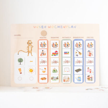 Kindergarten Wochenplaner inkl. Symbole