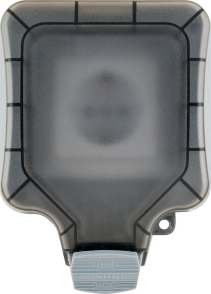 Außensteckdose für Winkelstecker