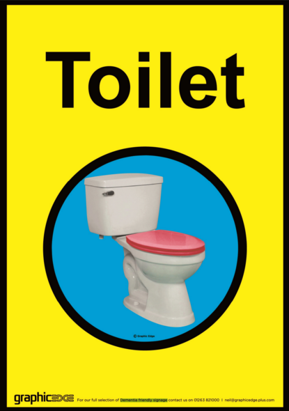 Toilet - Dementia friendly signage