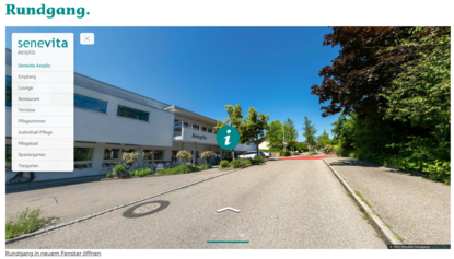 Senevita Aespliz (360°-Rundgang)