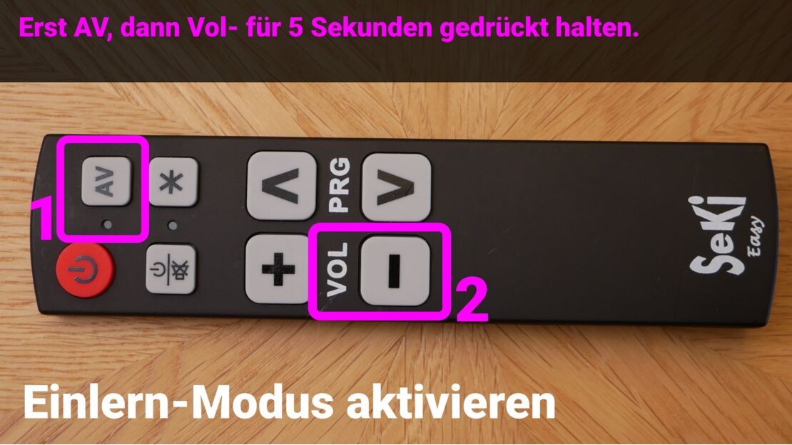 Easy (SeKi) - Einlernen