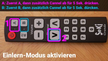 Grande (SeKi) - Einlernen