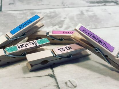 TO-DO-Wäscheklammern