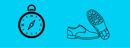 Schuhe zur Navigation