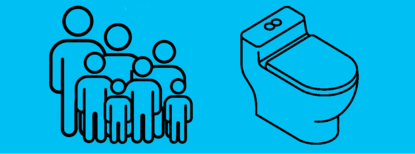 Öffentliche Toilette