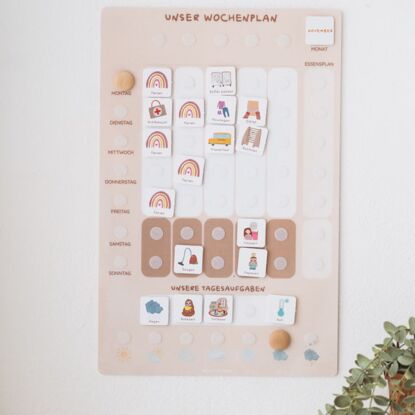 Familienwochenplaner A3 Neutral inkl. 525 Symbole