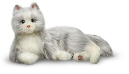 Companion Pet Kitten - Cat Silver with White Mitts