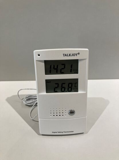 sprechender Innen- und Außenthermometer