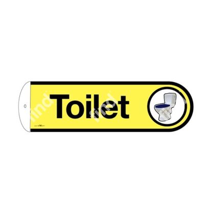 Toilet Flag Sign
